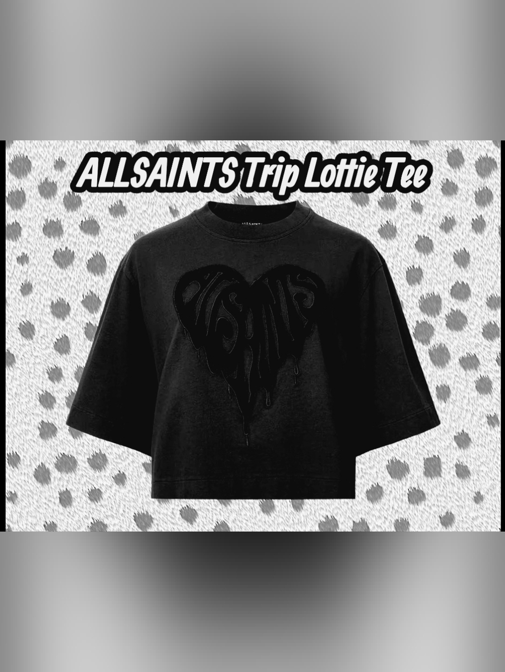 ALLSAINTS Trip Lottie Cropped Tee